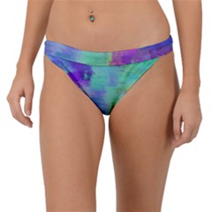 Watercolor Wash Band Bikini Bottom