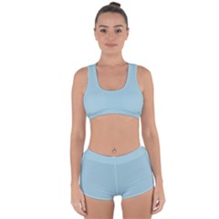 Light Blue Racerback Boyleg Bikini Set by blkstudio