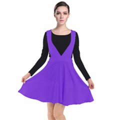 Violet Purple Plunge Pinafore Dress by blkstudio