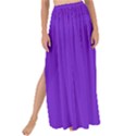 Violet Purple Maxi Chiffon Tie-Up Sarong View1