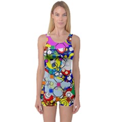 Dots 6 One Piece Boyleg Swimsuit by impacteesstreetwearsix