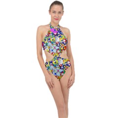 Dots 6 Halter Side Cut Swimsuit by impacteesstreetwearsix