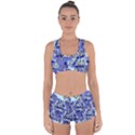 Penguins Pattern Racerback Boyleg Bikini Set View1