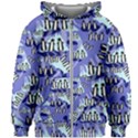 Penguins Pattern Kids  Zipper Hoodie Without Drawstring View1