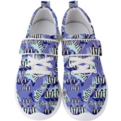 Penguins Pattern Men s Velcro Strap Shoes by bloomingvinedesign