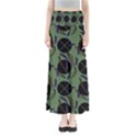 Feathers Pattern Full Length Maxi Skirt View1