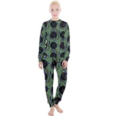 Feathers Pattern Women s Lounge Set by bloomingvinedesign