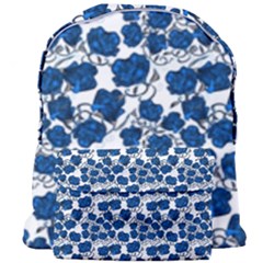 Blue Roses Giant Full Print Backpack by bloomingvinedesign