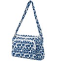 Blue Roses Front Pocket Crossbody Bag View1