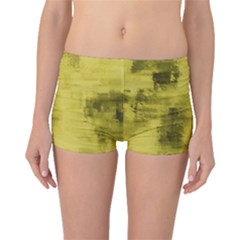 Watercolor Wash - Yellow Boyleg Bikini Bottoms by blkstudio