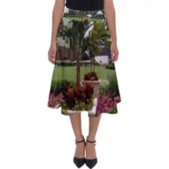 Columbus Commons In Late May  Perfect Length Midi Skirt by Riverwoman