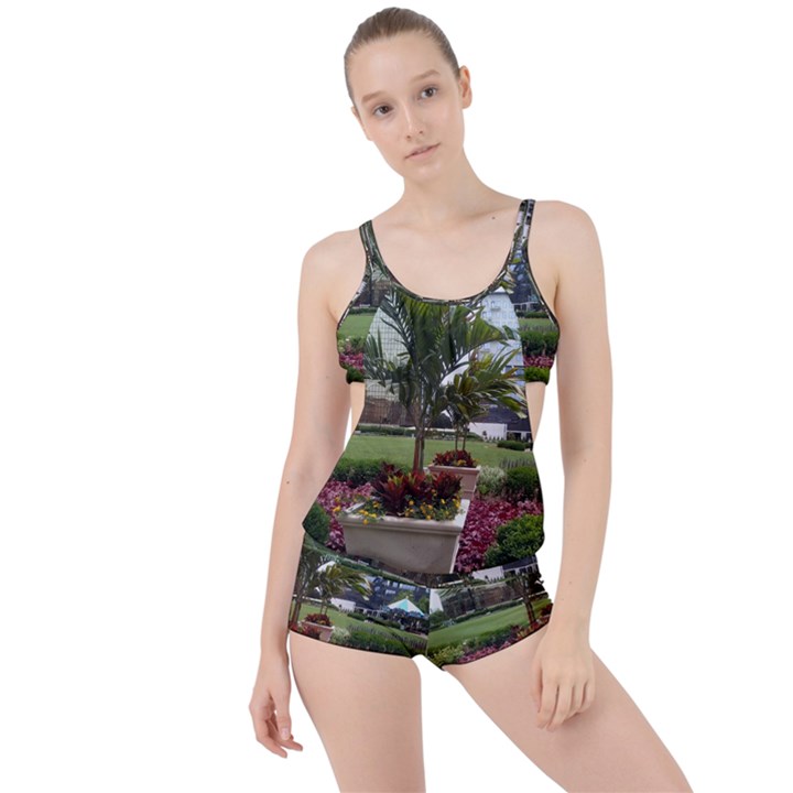 Columbus Commons in Late May  Boyleg Tankini Set 