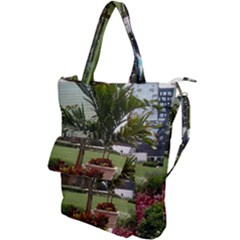 Columbus Commons In Late May  Shoulder Tote Bag by Riverwoman