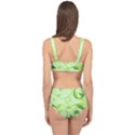 Floral Decoration Flowers Design Cage Up Bikini Set View2