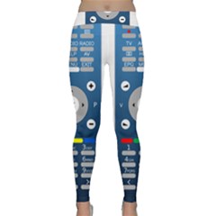 Remote Control Receiver Vcr Control Classic Yoga Leggings by Wegoenart