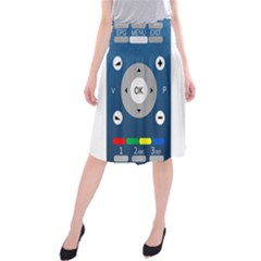 Remote Control Receiver Vcr Control Midi Beach Skirt by Wegoenart