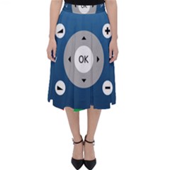 Remote Control Receiver Vcr Control Classic Midi Skirt by Wegoenart