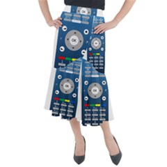 Remote Control Receiver Vcr Control Midi Mermaid Skirt by Wegoenart