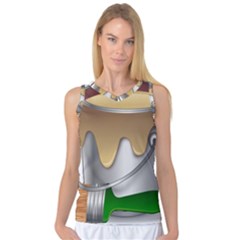 Paint Color Brush Painter Bucket Women s Basketball Tank Top by Wegoenart