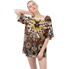 Butterfly Blaster Fun - By Larenard Studios Oversized Chiffon Top