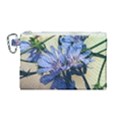 Blue Wildflowers Canvas Cosmetic Bag (Medium) View1