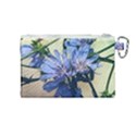 Blue Wildflowers Canvas Cosmetic Bag (Medium) View2