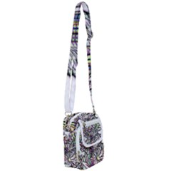 Mixed Flowers Shoulder Strap Belt Bag