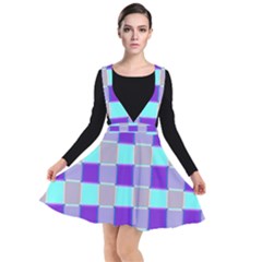 Thepurplesquare Plunge Pinafore Dress