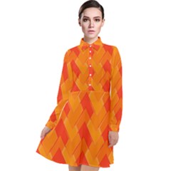 Velma Inspired Long Sleeve Chiffon Shirt Dress by designsbyamerianna