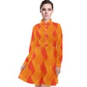 Velma Inspired Long Sleeve Chiffon Shirt Dress View1