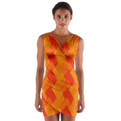 Velma Inspired Wrap Front Bodycon Dress by designsbyamerianna