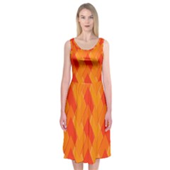 Velma Inspired Midi Sleeveless Dress by designsbyamerianna