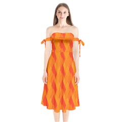 Velma Inspired Shoulder Tie Bardot Midi Dress by designsbyamerianna