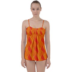 Velma Inspired Babydoll Tankini Set by designsbyamerianna