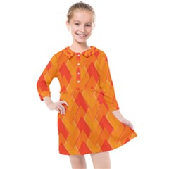 Velma Inspired Kids  Quarter Sleeve Shirt Dress by designsbyamerianna