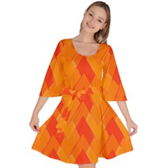 Velma Inspired Velour Kimono Dress by designsbyamerianna