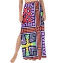 Shapes in squares pattern                     Maxi Chiffon Tie-Up Sarong View1