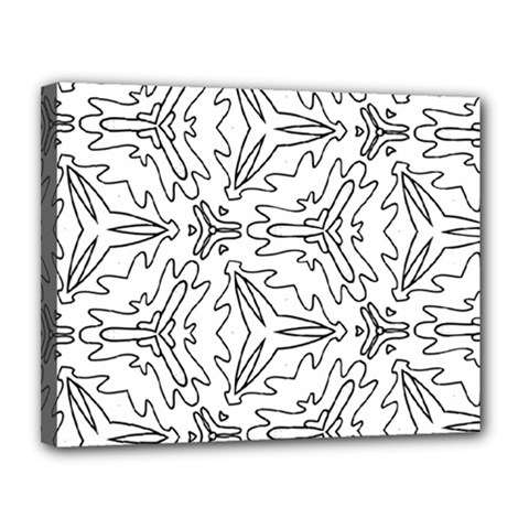 Pattern Design Pretty Cool Art Canvas 14  X 11  (stretched) by Wegoenart