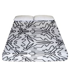 Pattern Design Pretty Cool Art Fitted Sheet (king Size) by Wegoenart