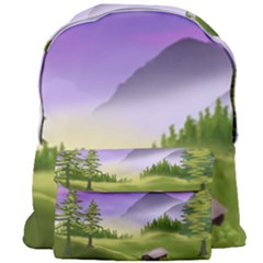 Digital Art Painting Landscape Giant Full Print Backpack by Wegoenart