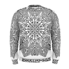 Mandala Drawing Unique Art Pattern Men s Sweatshirt by Wegoenart