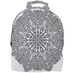 Mandala Drawing Unique Art Pattern Mini Full Print Backpack by Wegoenart