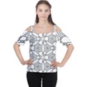 Pattern Design Pretty Cool Art Cutout Shoulder Tee View1