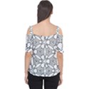 Pattern Design Pretty Cool Art Cutout Shoulder Tee View2