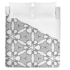 Pattern Design Pretty Cool Art Duvet Cover (queen Size) by Wegoenart