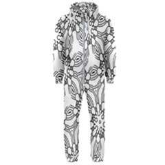 Pattern Design Pretty Cool Art Hooded Jumpsuit (men)  by Wegoenart