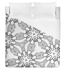 Pattern Design Pretty Cool Art Duvet Cover (queen Size) by Wegoenart