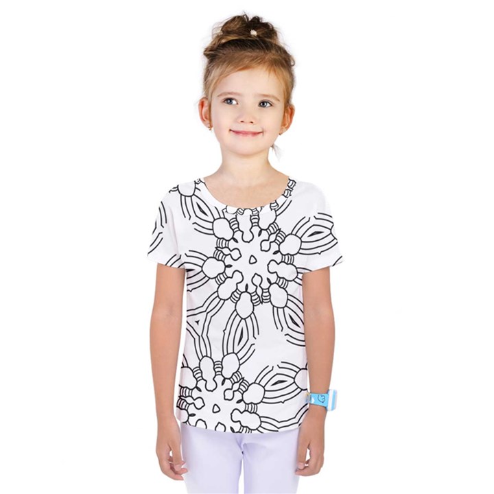 Pattern Design Pretty Cool Art Kids  One Piece Tee