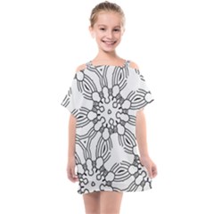 Pattern Design Pretty Cool Art Kids  One Piece Chiffon Dress by Wegoenart