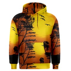 Digital Art Landscape Trees Artwork Men s Pullover Hoodie by Wegoenart